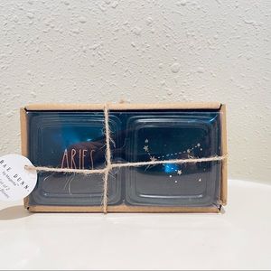 Rae Dunn Aries Set OF 2 Black Jewelry Boxes OS NWT